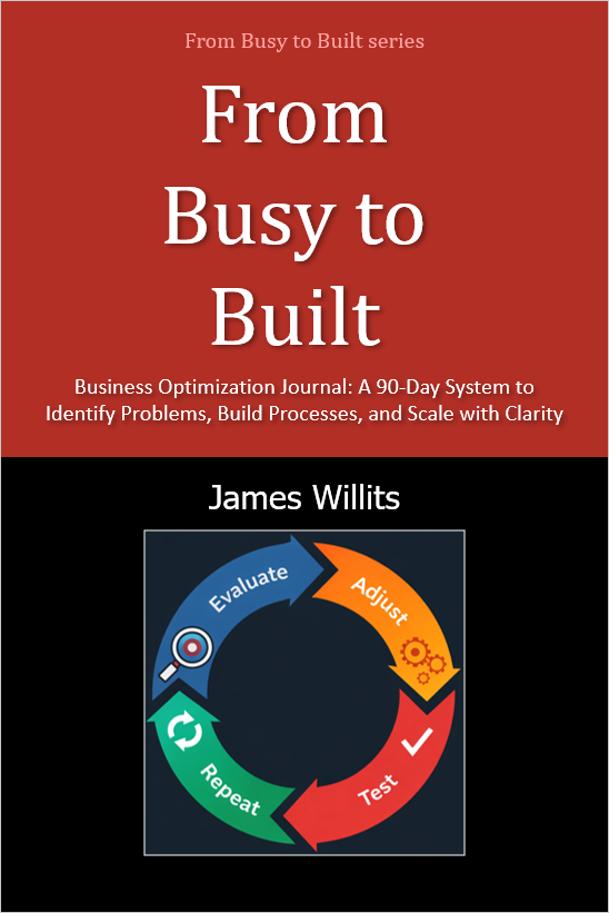 From Busy to Built Business Optimization Journal by James Willits